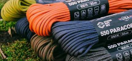 Various colors of paracord