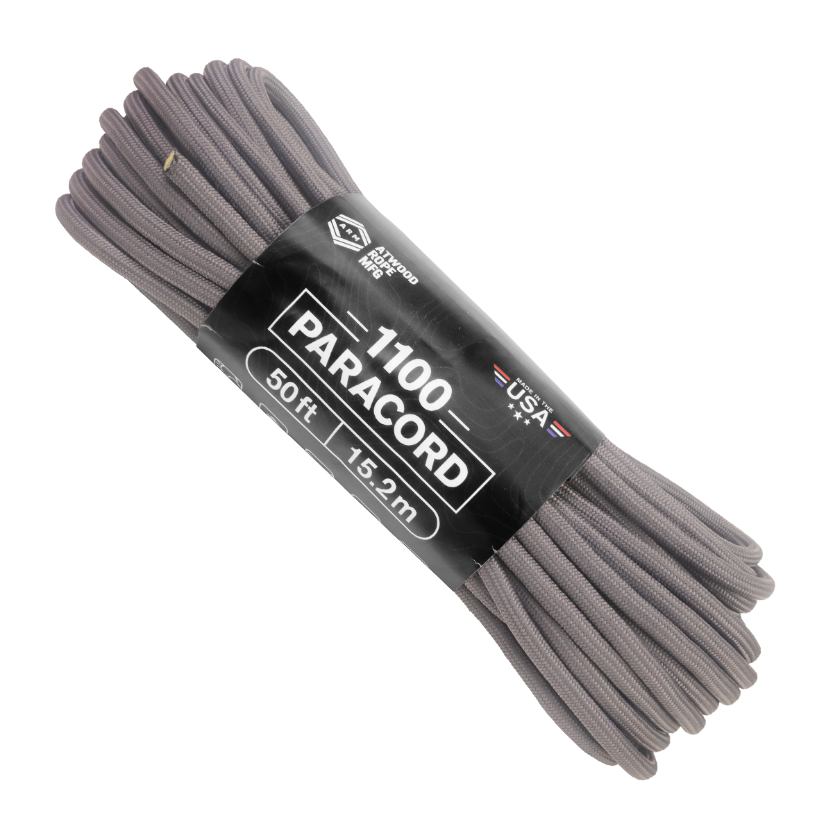 1100 Paracord Graphite 50ft Web Ready