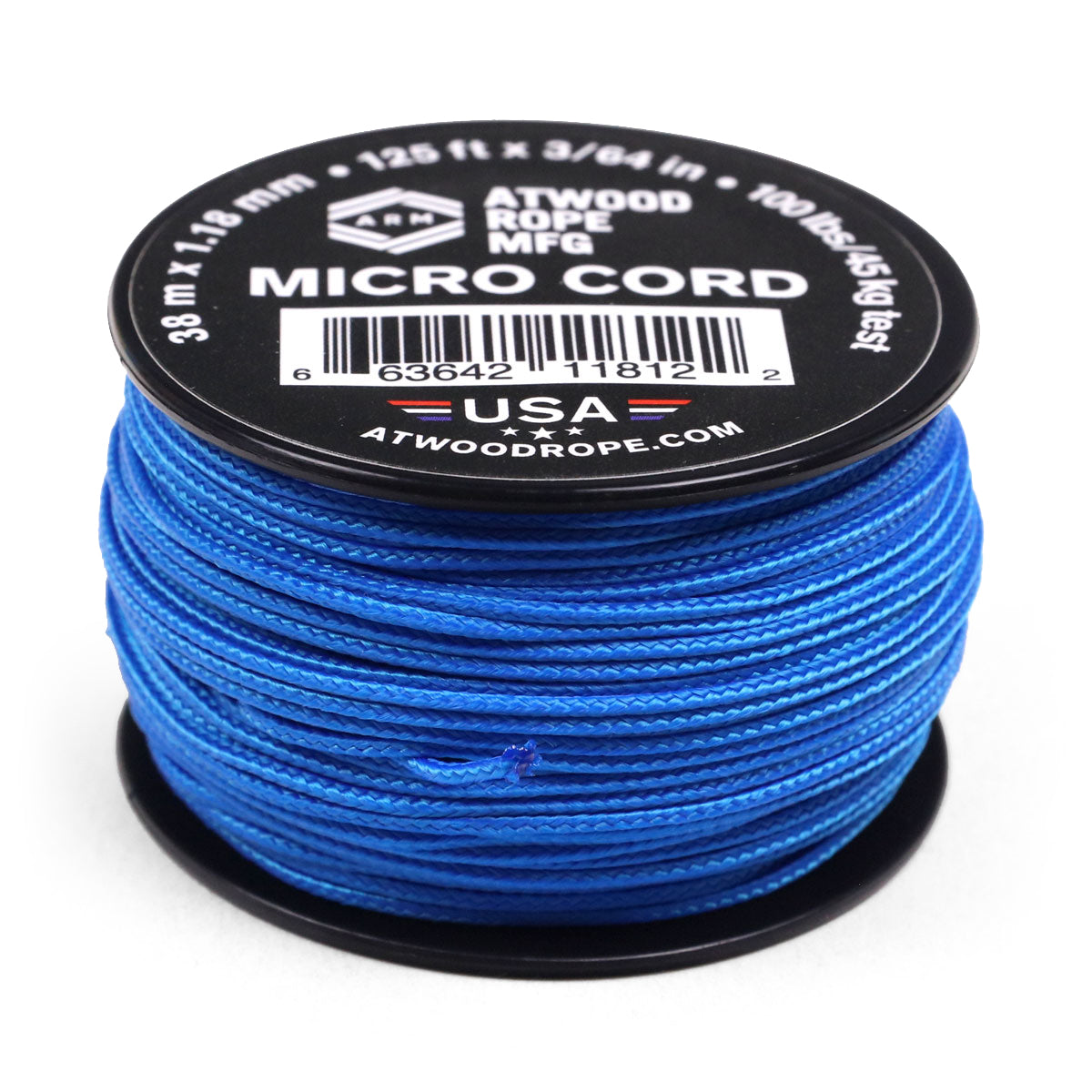 1.18mm Micro Cord - Blue – Atwood Rope MFG