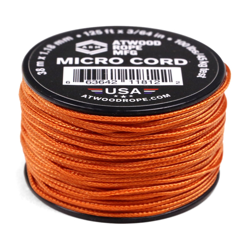 Burnt Orange Micro Cord 1.18mm