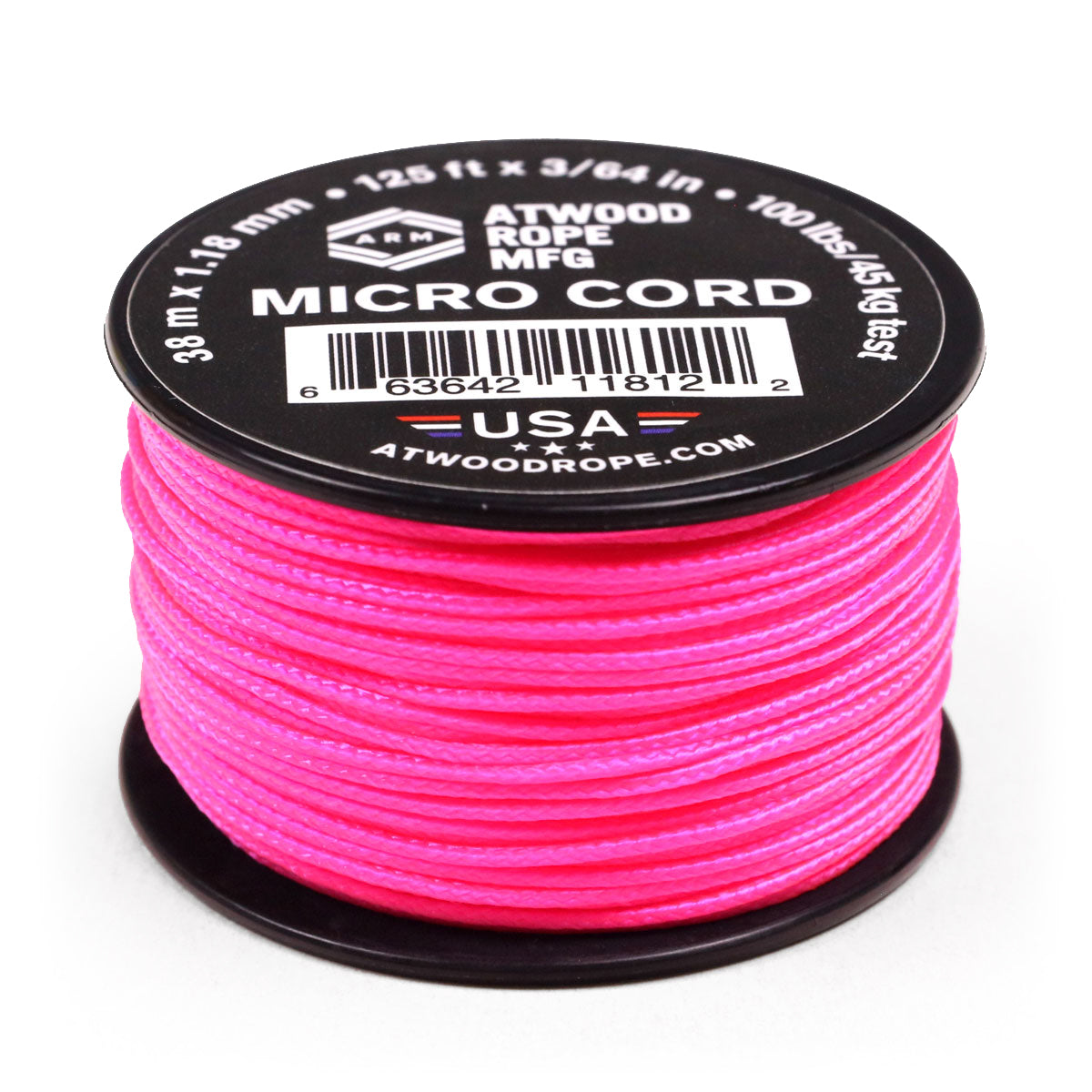1.18mm Micro Cord - Hot Pink