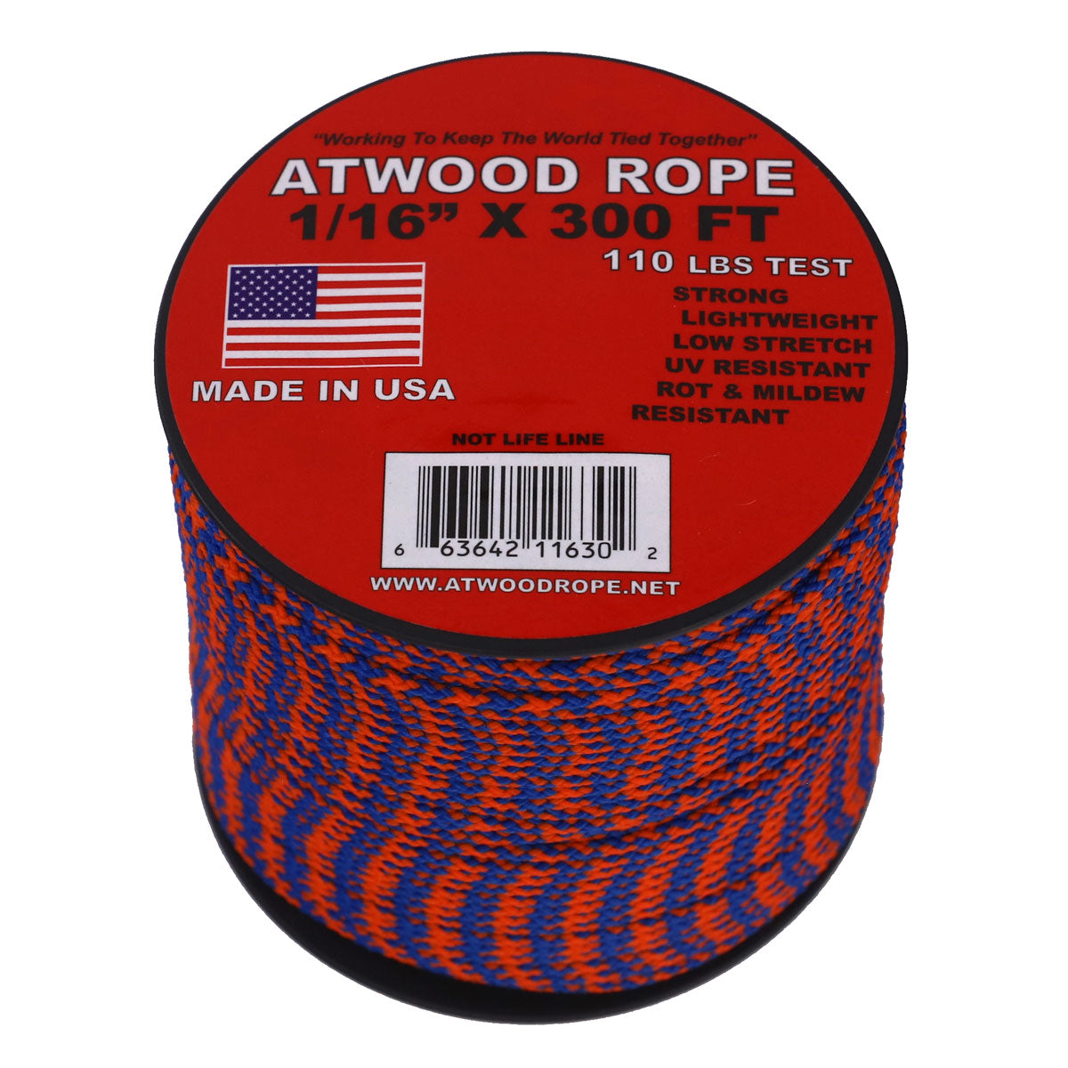 1 16 neon orange and blue check 300ft