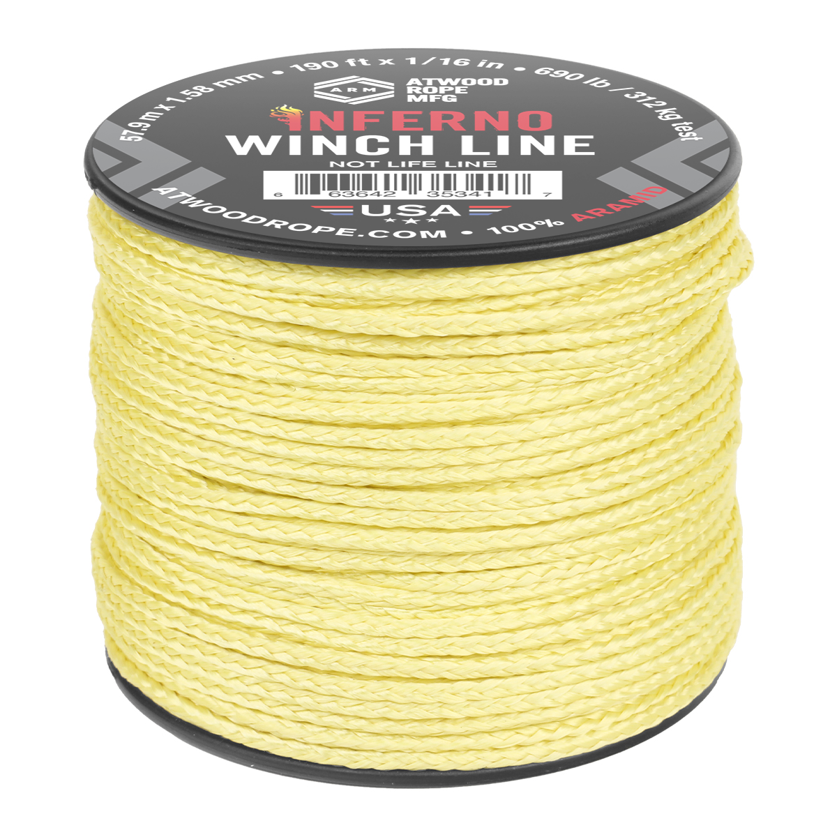 1 16 Inferno Winch Line 8 Strand Web Ready
