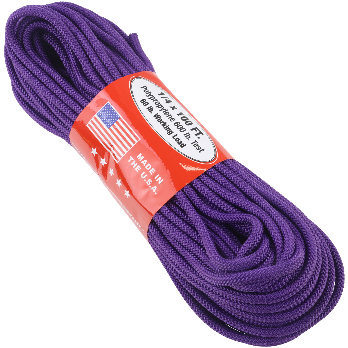 1/4 x 100ft - Purple – Atwood Rope MFG