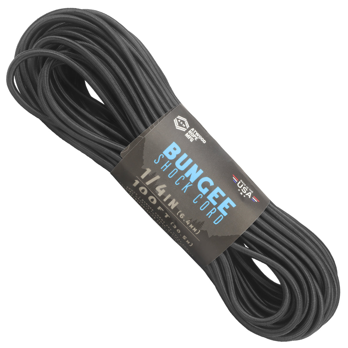 1 4 Bungee Cord Black 100ft