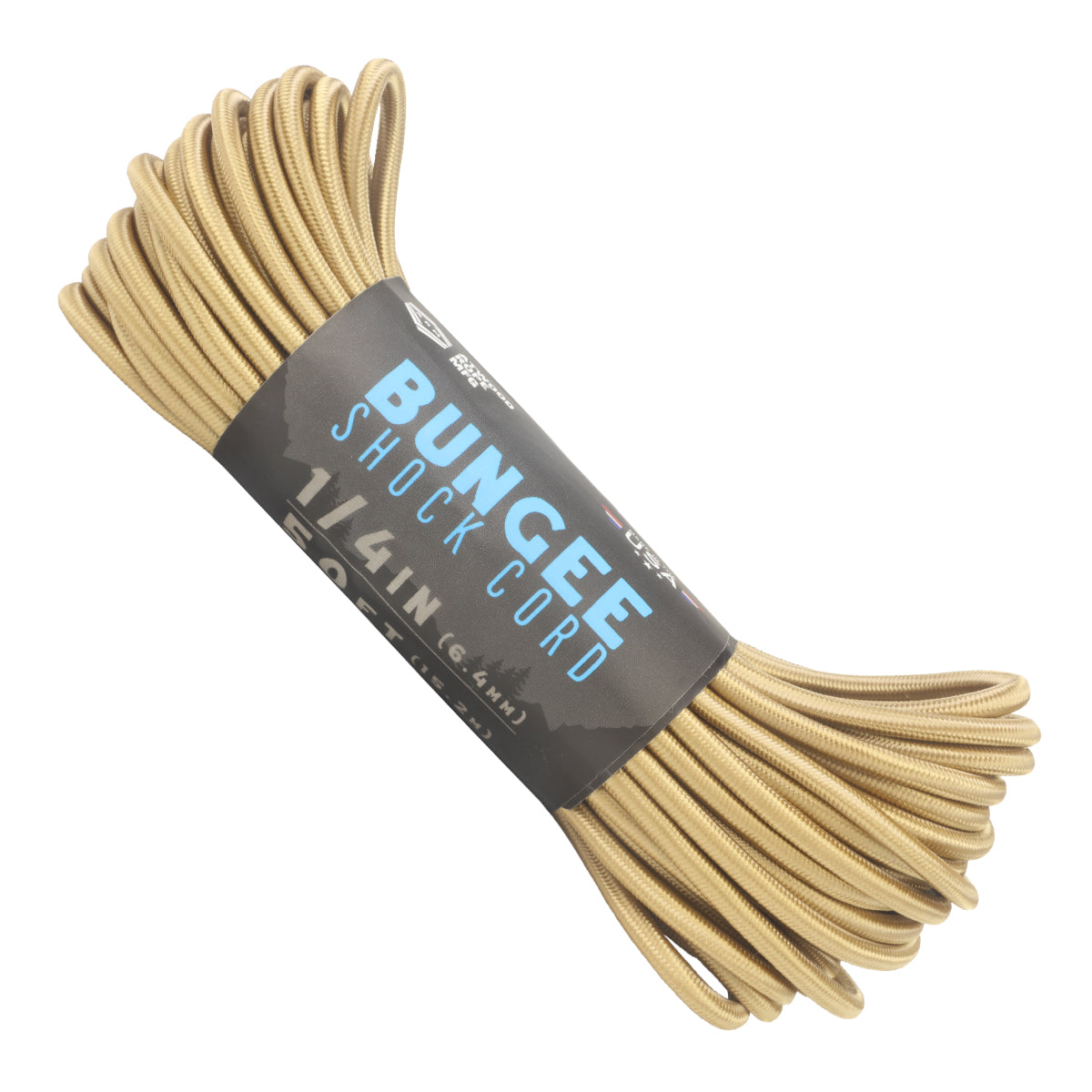 1 4 Bungee Cord Tan 50ft