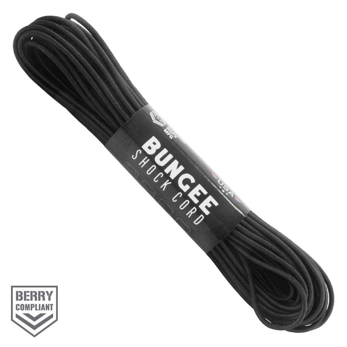 1 8 Bungee Shock cord berry compliant black