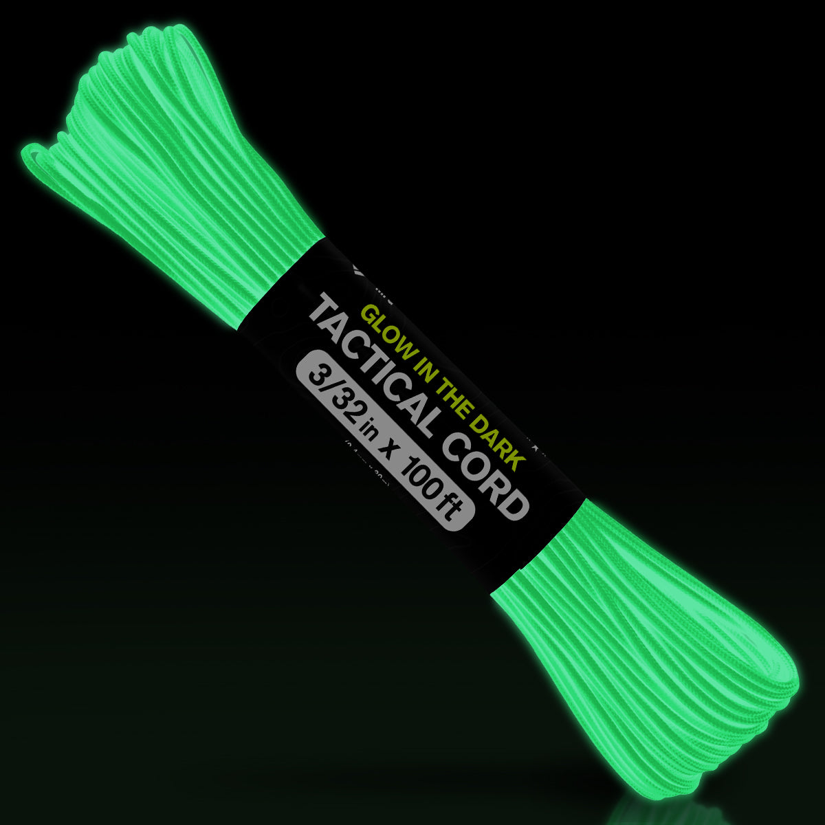 3 32 Glow Tactical 100ft Glow in the Dark Web Ready