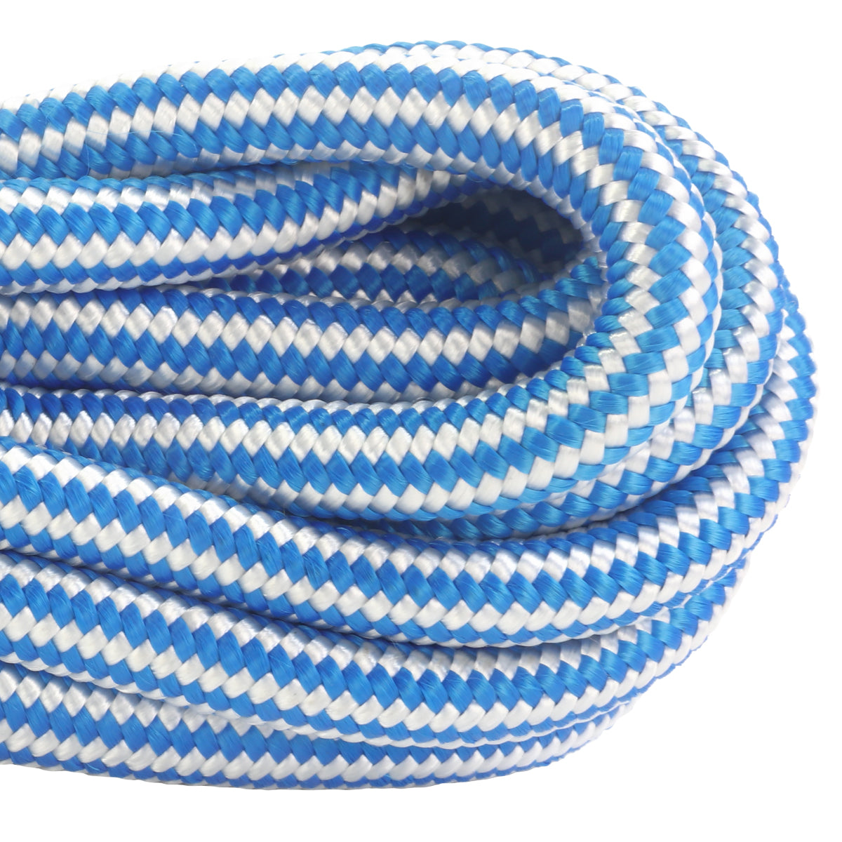 3/8 Dock Line Blue with White Lines Closeup Web Ready