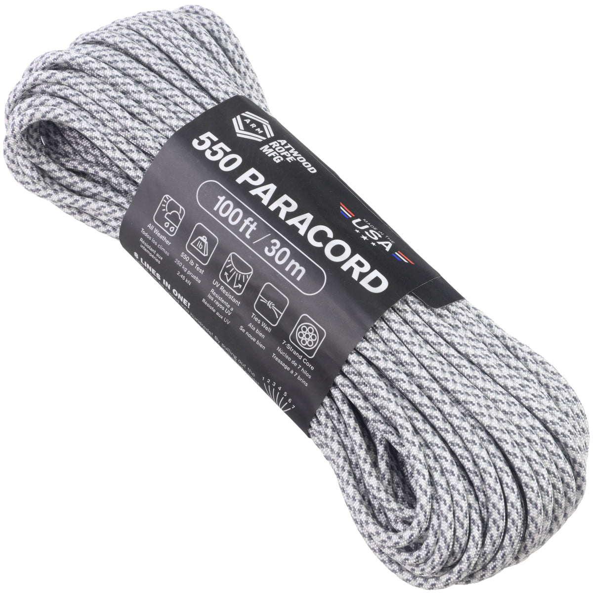 550 Paracord - Arctic Camo – Atwood Rope MFG