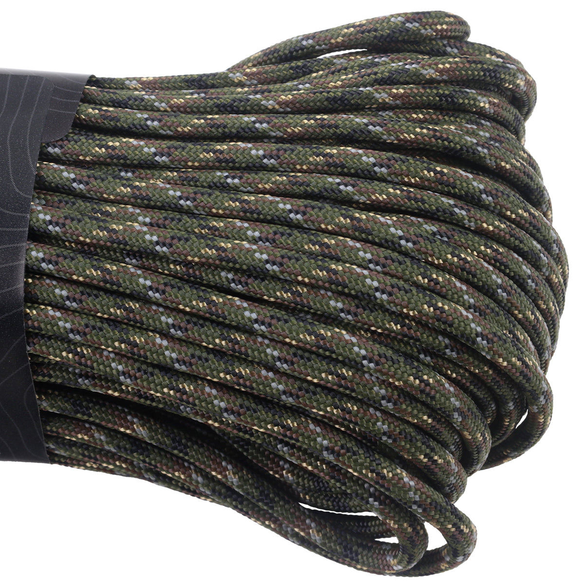 550 Paracord Digital Woodland Closeup