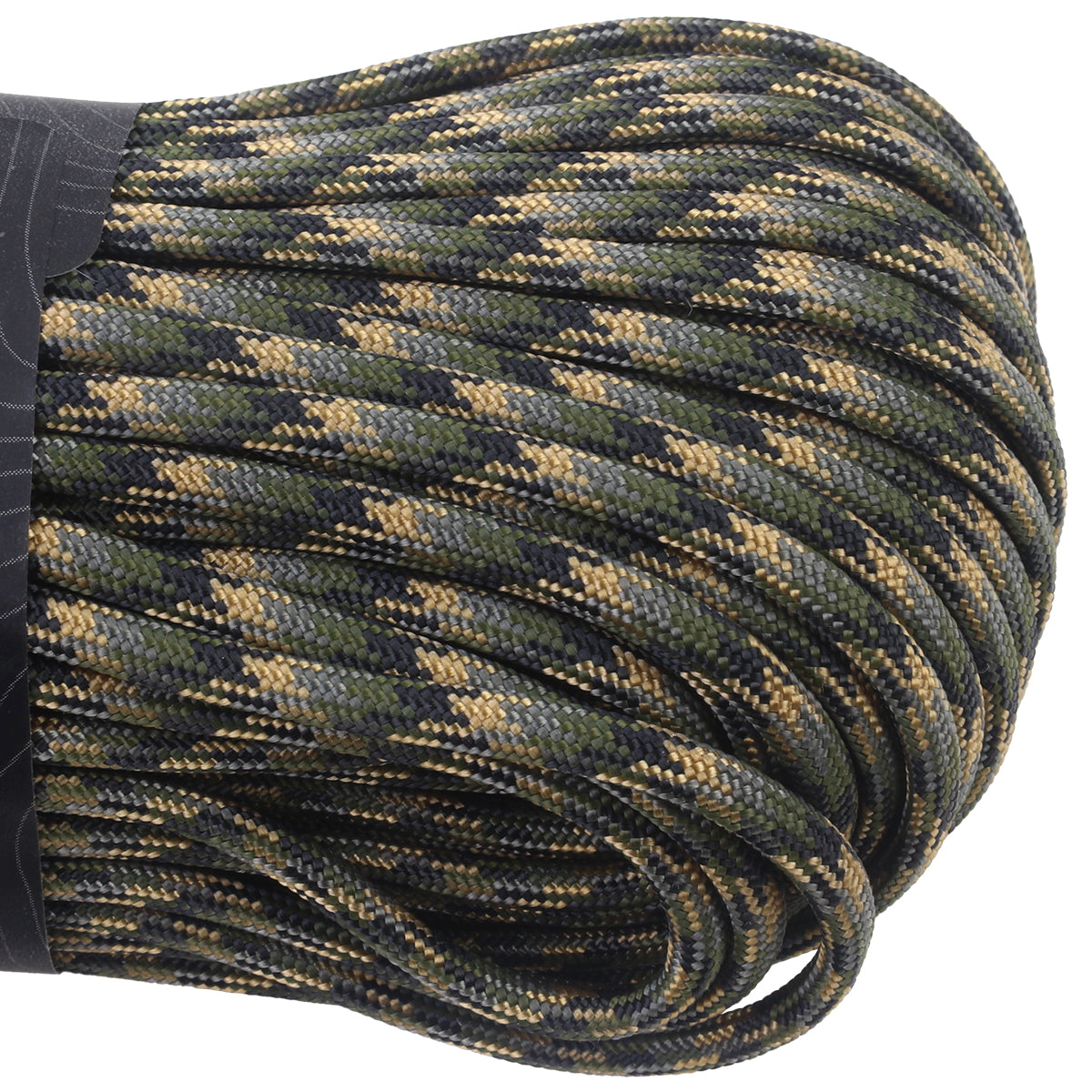 550 Paracord Forest Camo Closeup