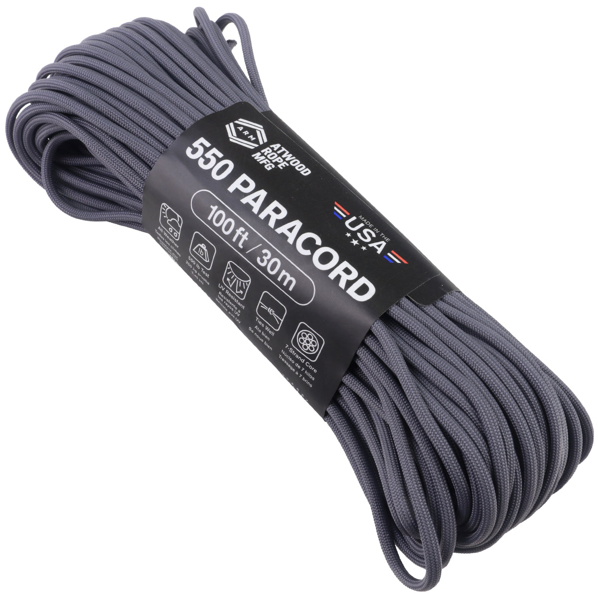 550 Paracord Graphite