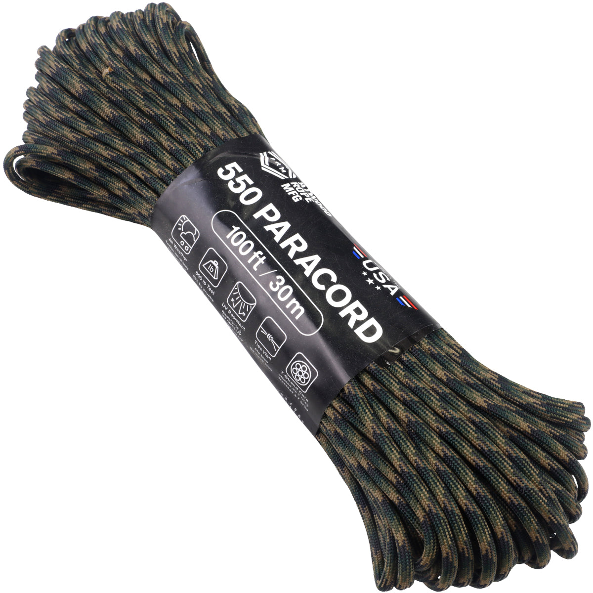 550 Paracord - Green Zone Camo