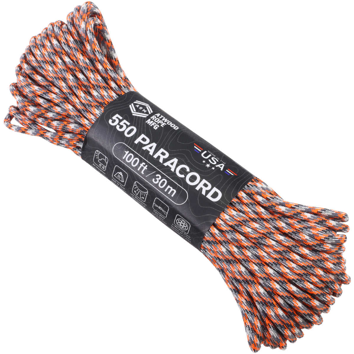 550 Paracord Heavy metal