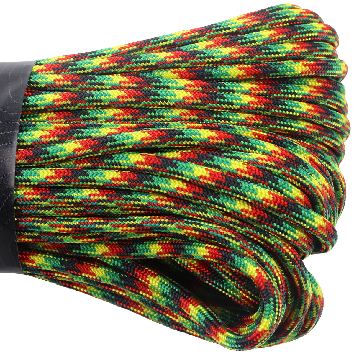 550 Paracord Jamaican Me Crazy CLoseup