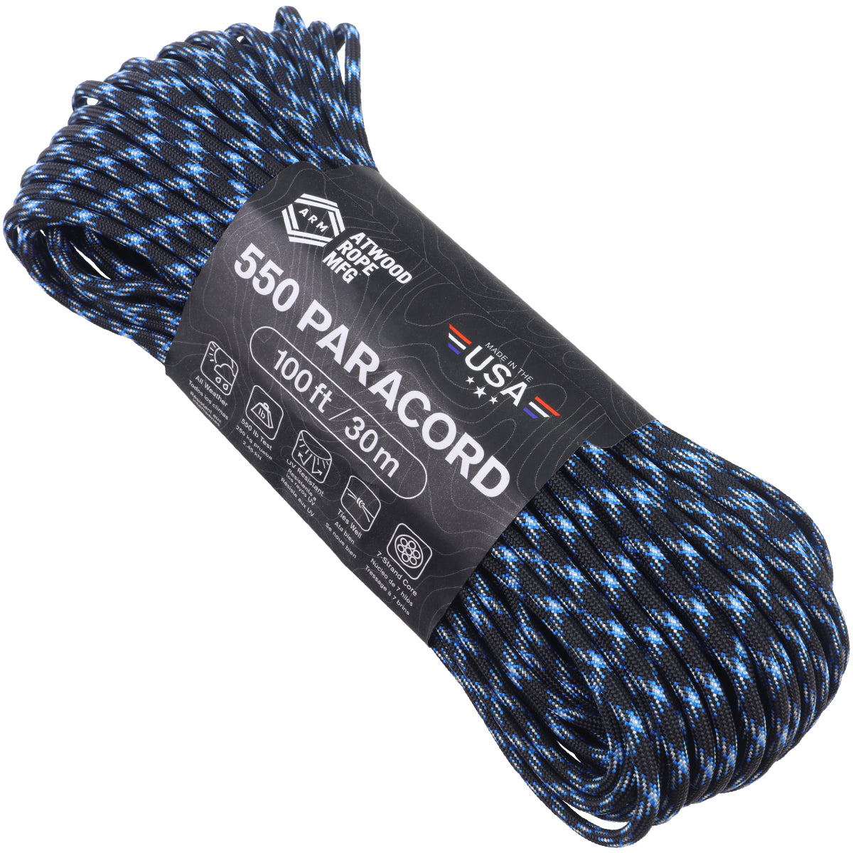 550 cord fishing lure 550 Paracord