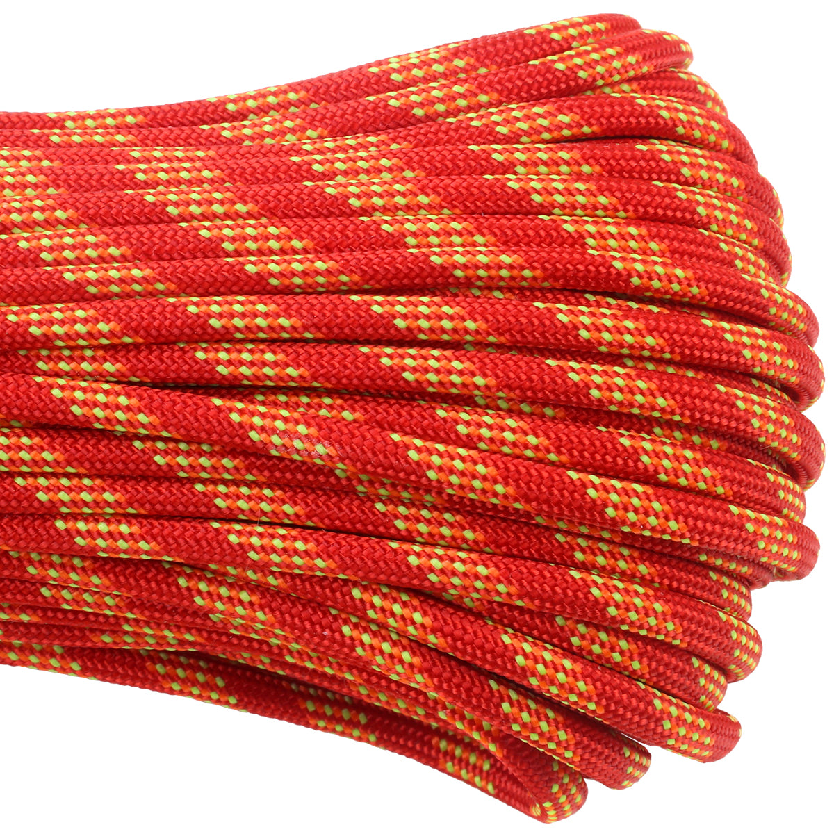 550 Paracord Magma Closeup