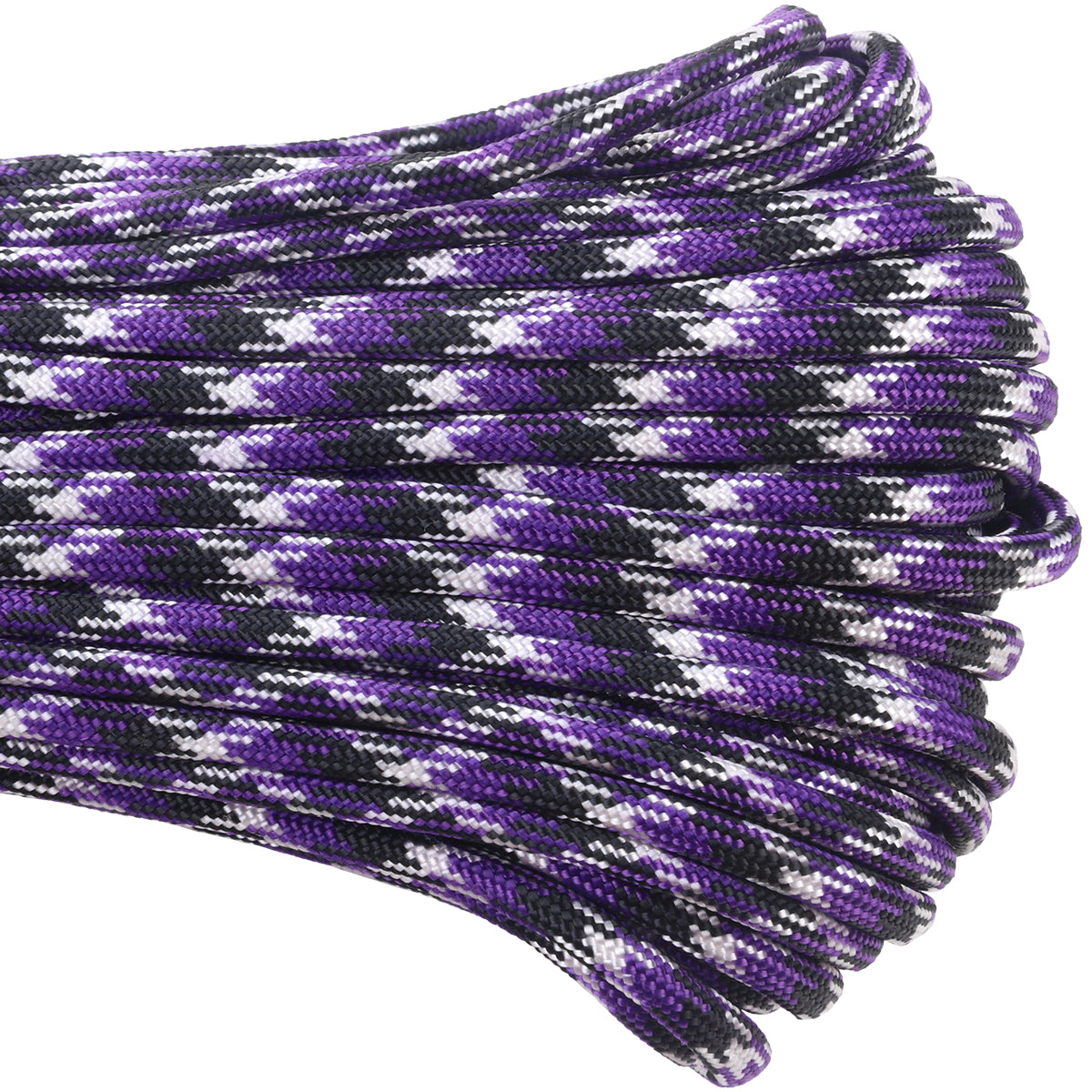 550 Paracord Raven Closeup