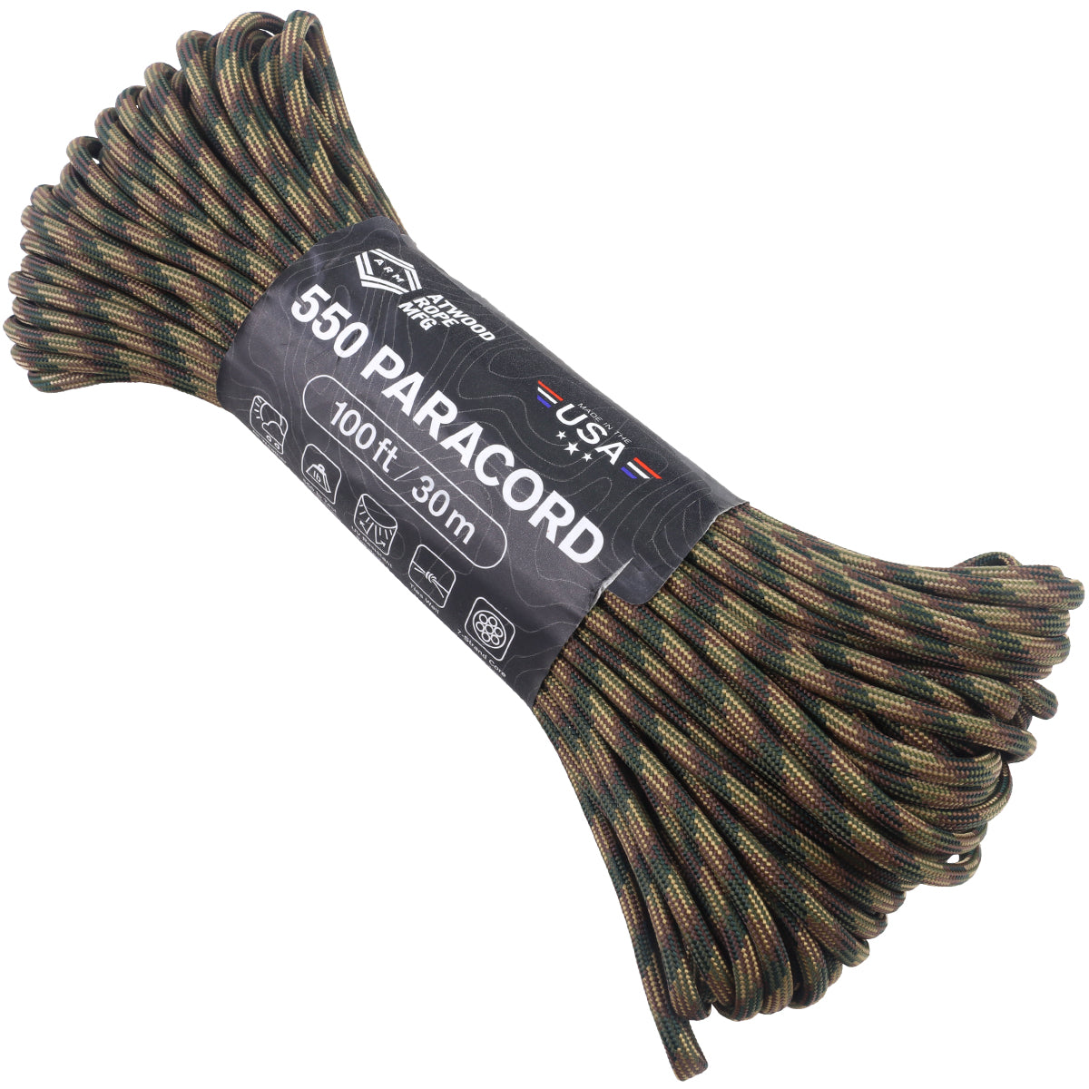 FISHLUND Paracord 550 libbre, corda Paracord tipo III a 7 fili da FISHLUND Paracord 550 libbre, corda Paracord tipo III a 7 fili da
