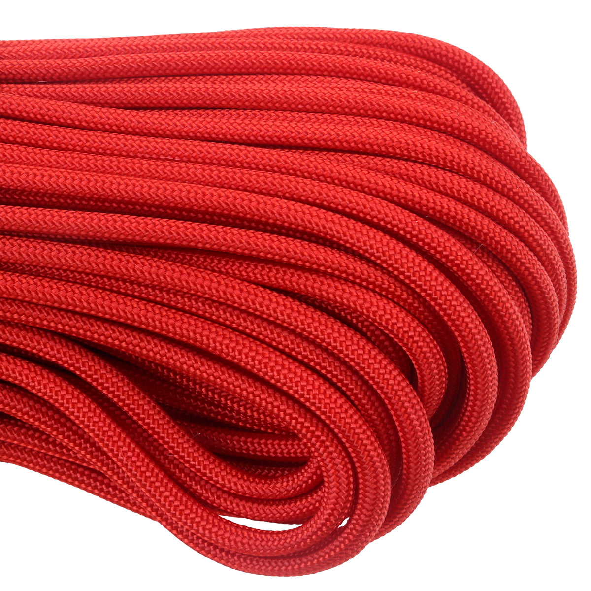 550 Paracord Red Closeup
