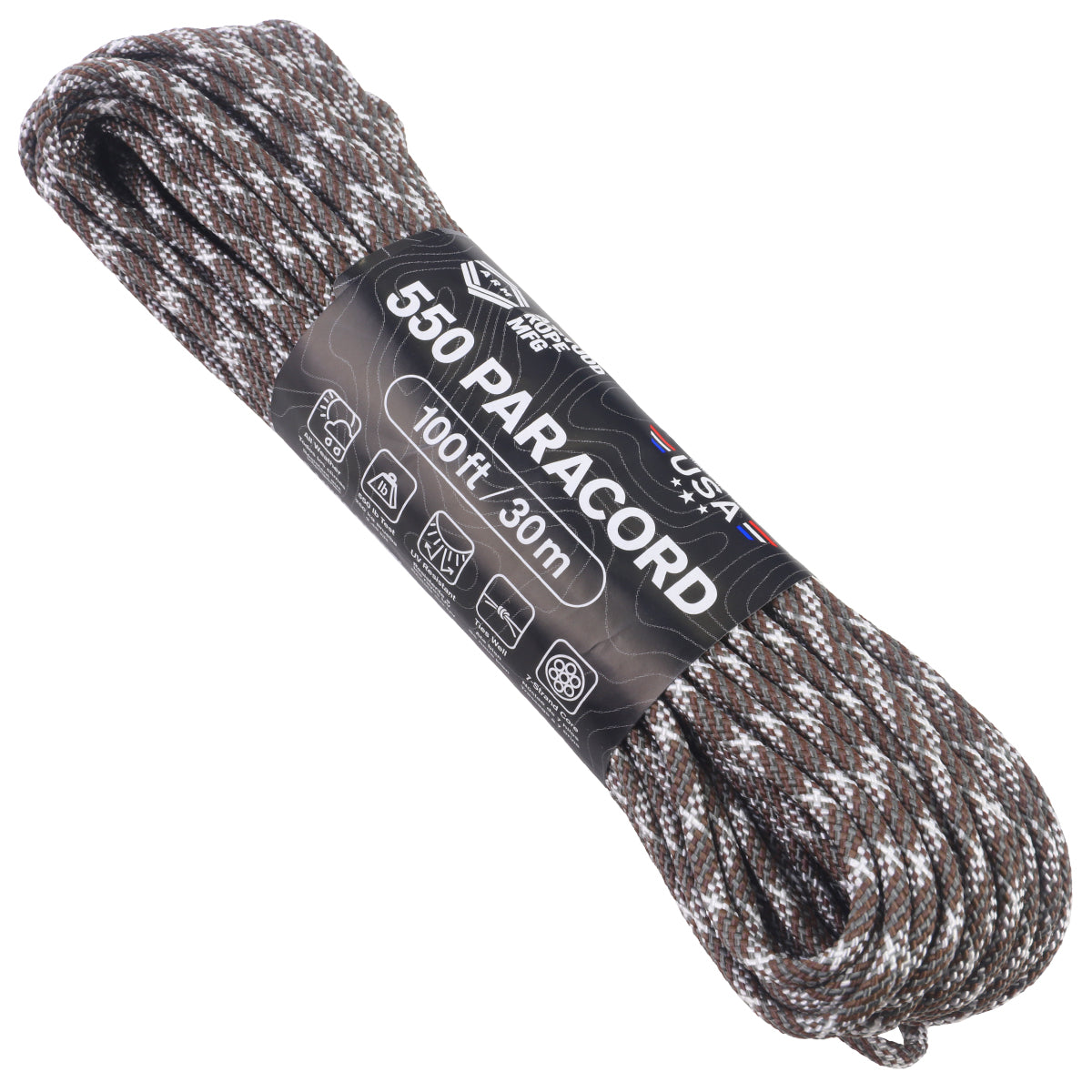 Atwood Rope - Tactical 275 Paracord 3/32 - 100 Feet