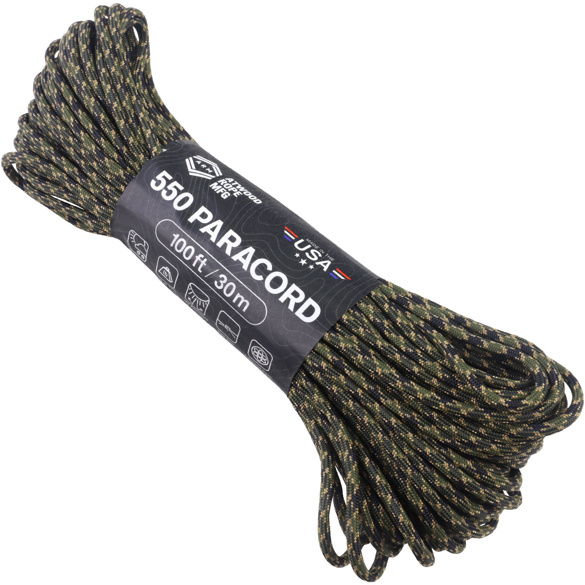 West Coast Paracord Zesty 550lb Survival Paracord Random Combo Crafting Kit 10 Colors Of 500lb Cord And 10 Buckles - Type III Paracord - Make 10