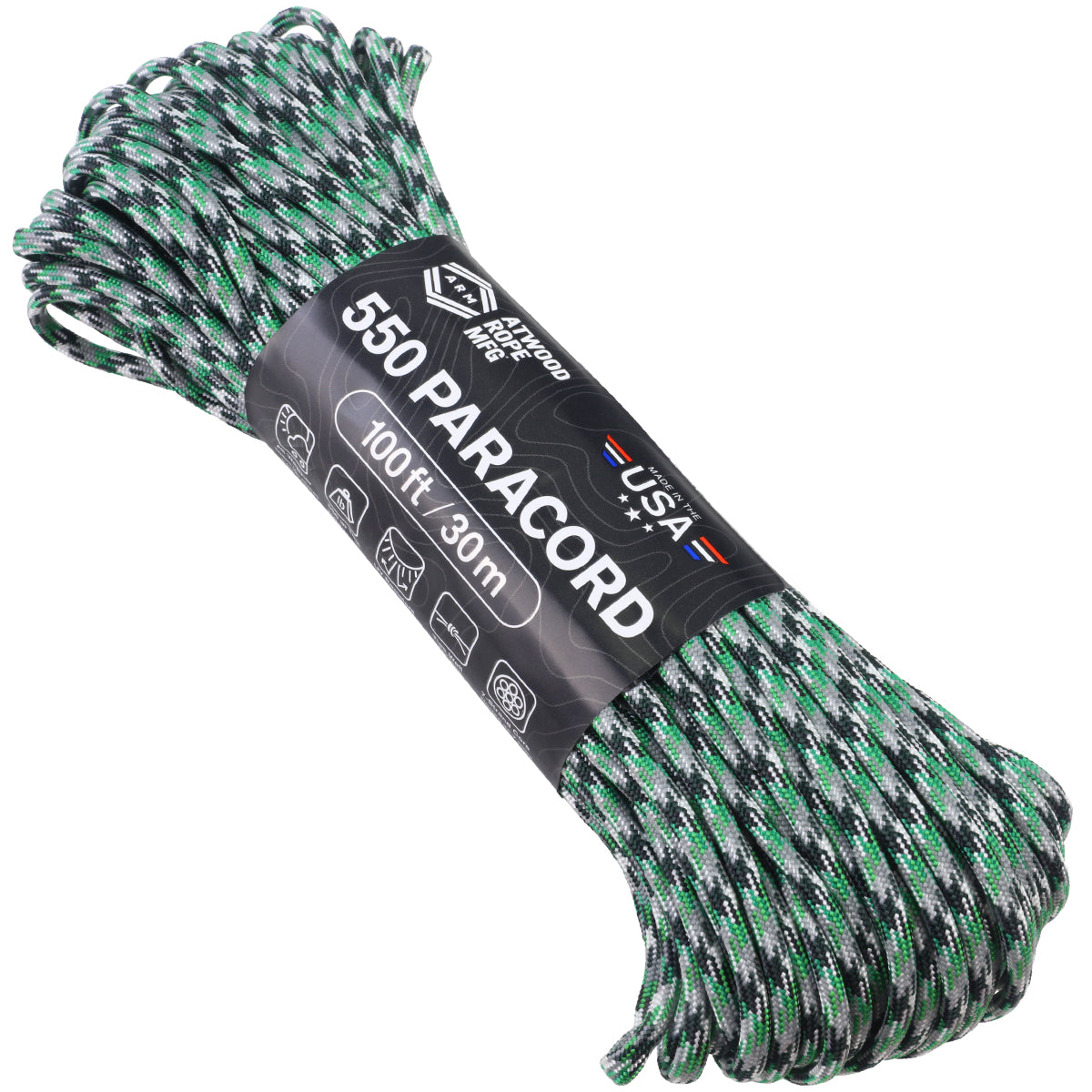 550 Paracord Winter Green