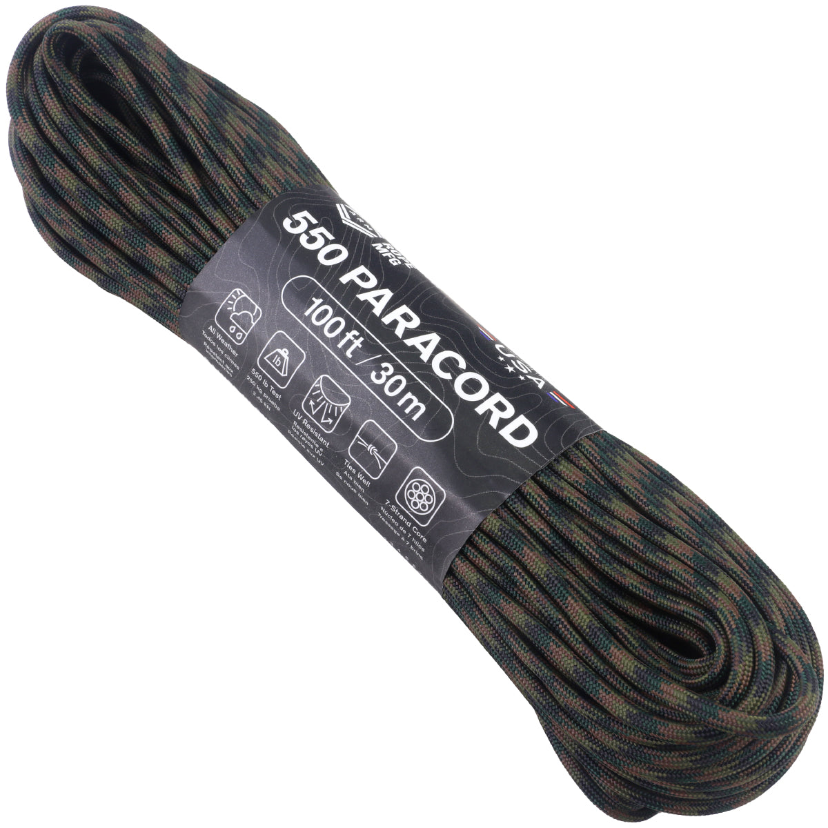 550 Paracord Woodland