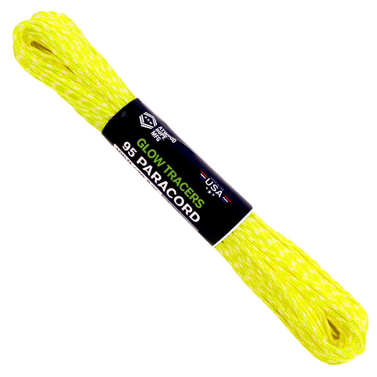 Neon Orange 550 Paracord with Reflective Tracers