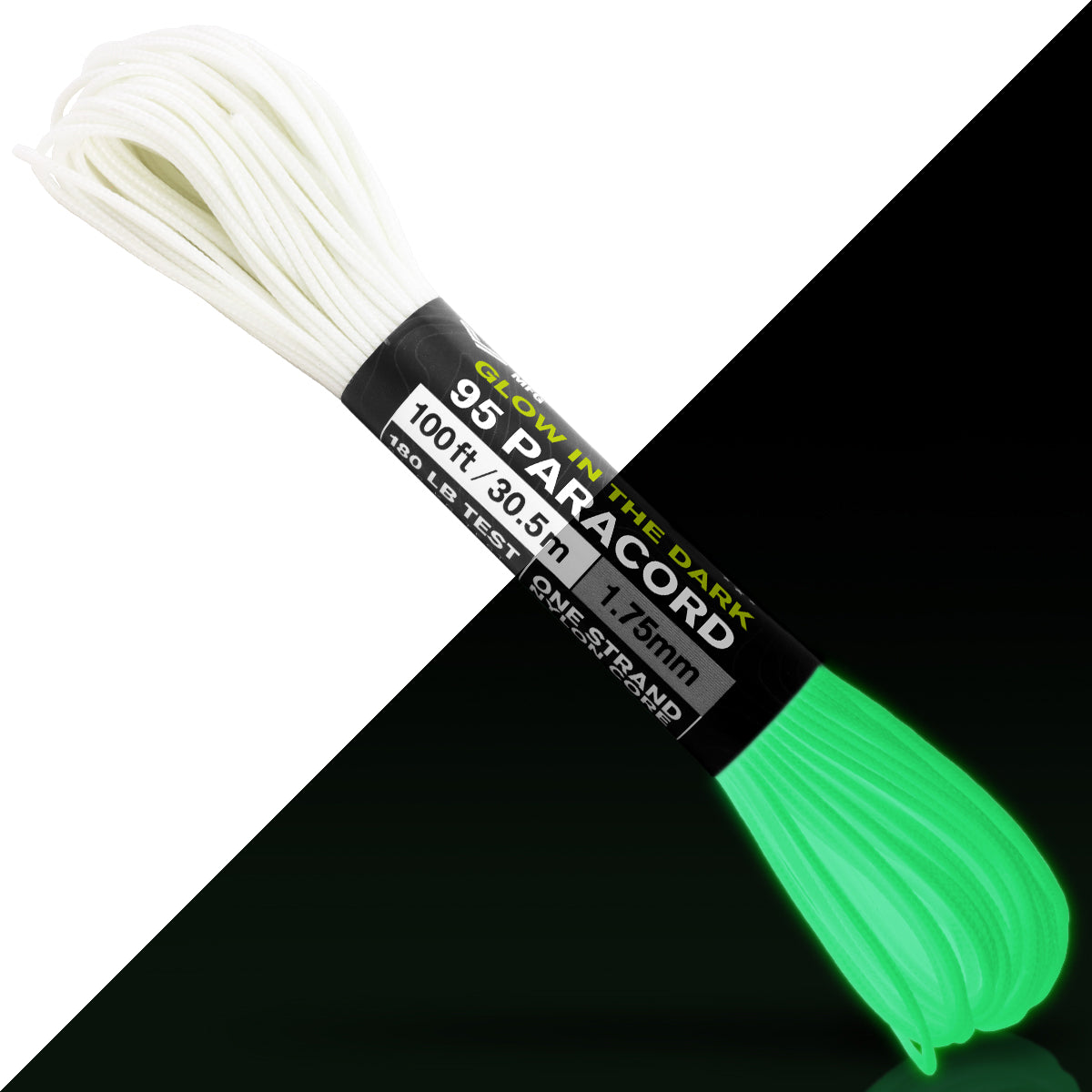 95 Paracord Glow Split Web Ready