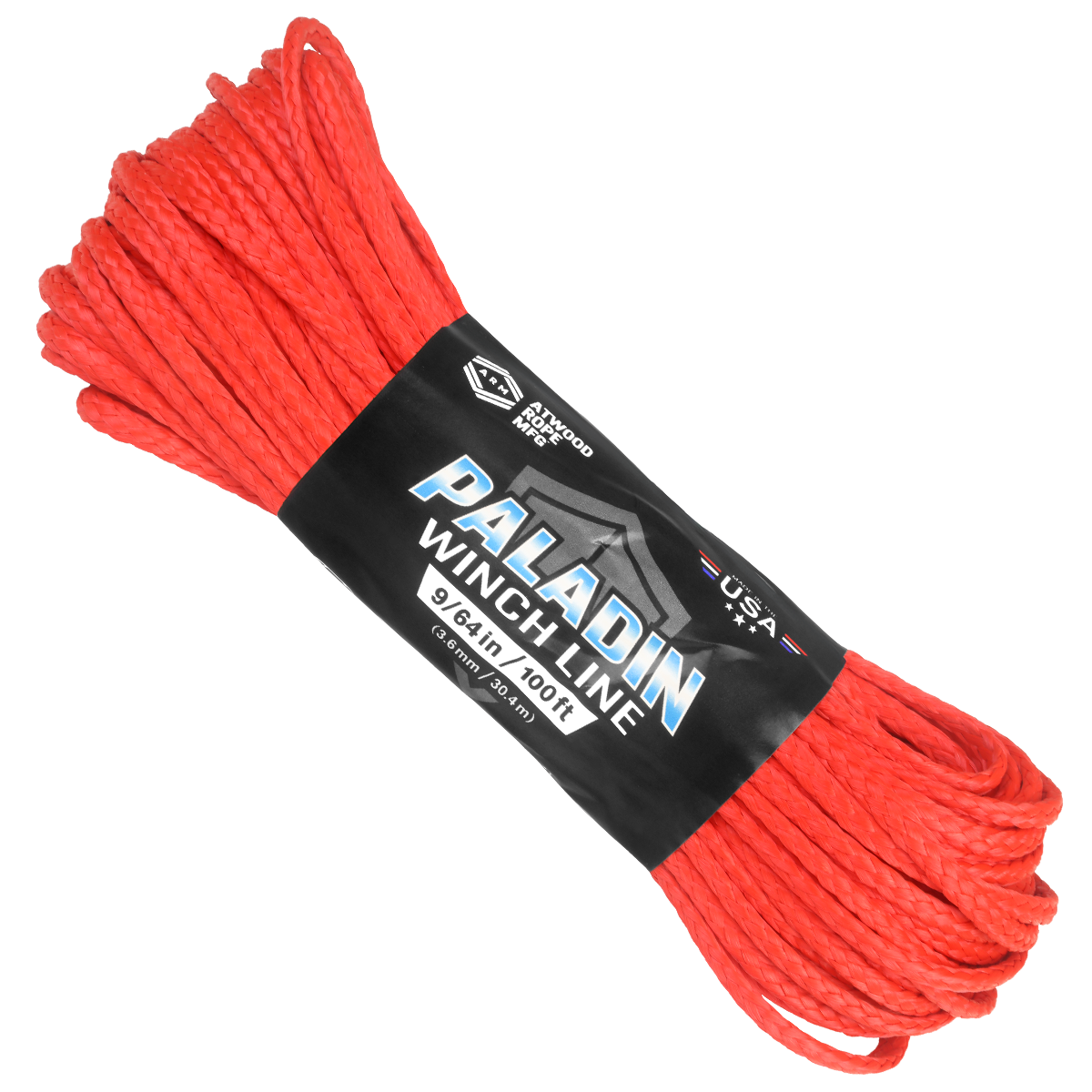 9 64 Paladin Winch Line Red