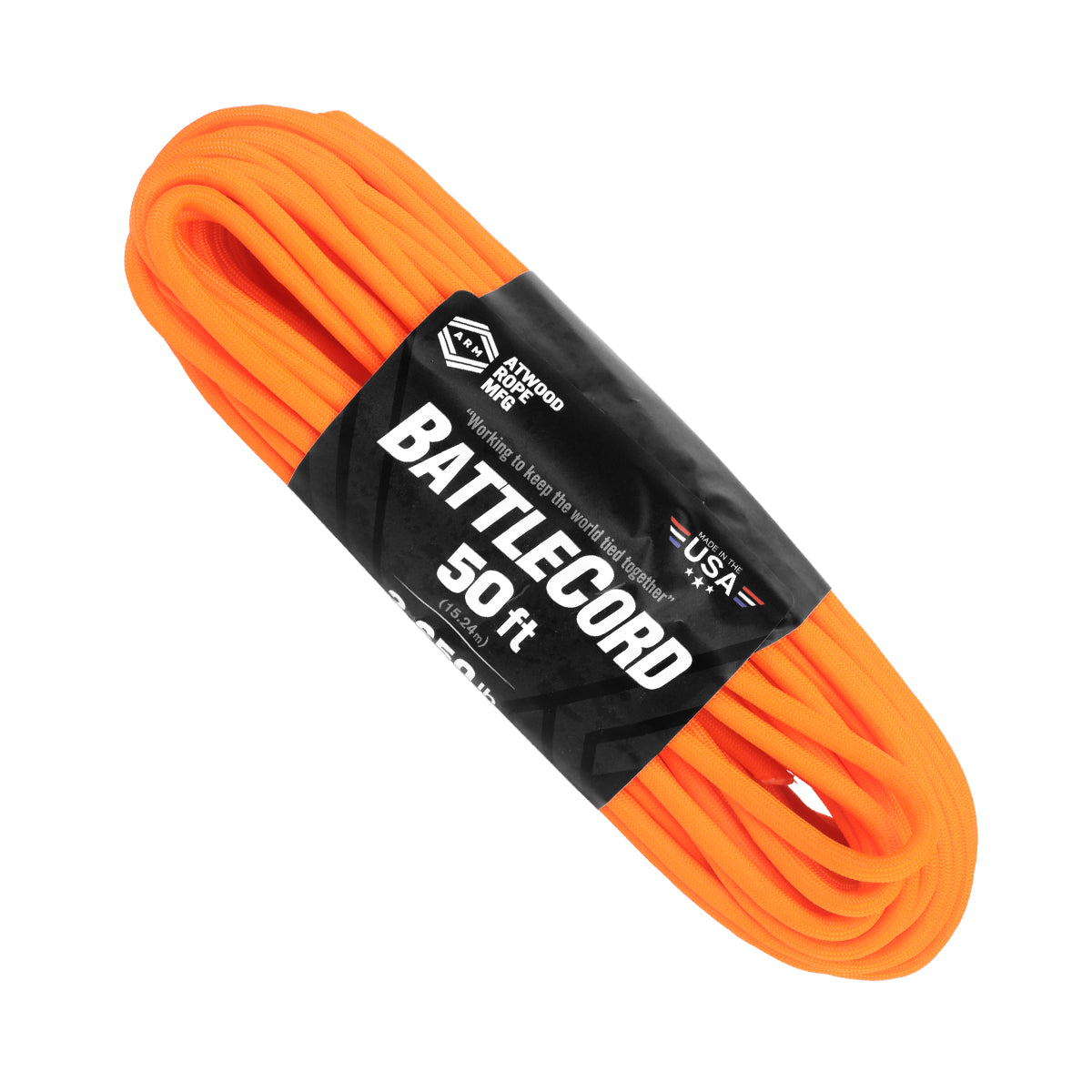 Battlecord Neon Orange 50ft Web Ready