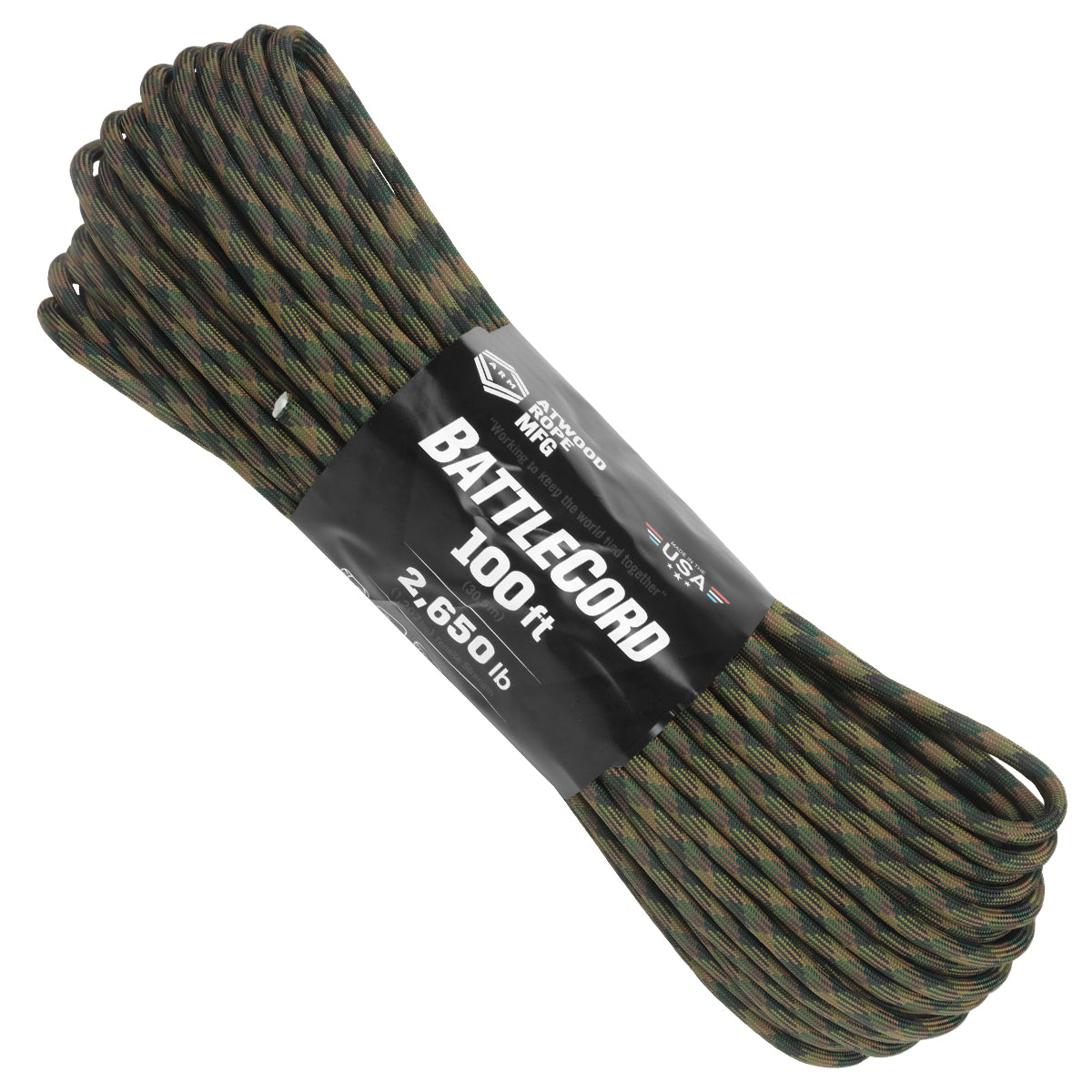 Battlecord Woodland 100ft Web Ready
