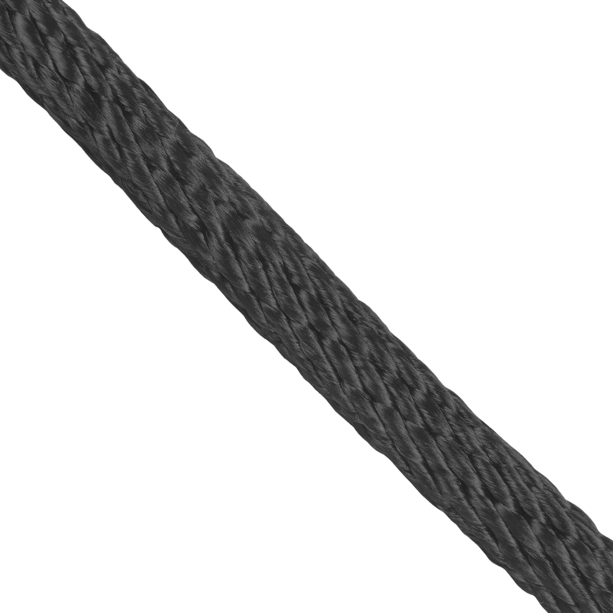 3 8 dock line black 100ft super closeup