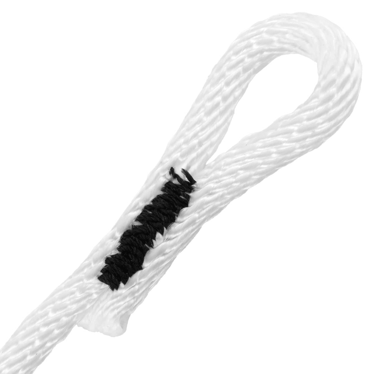 Fender Line Prespliced easy to use 6 feet Marine line Solid Braid White Closeup