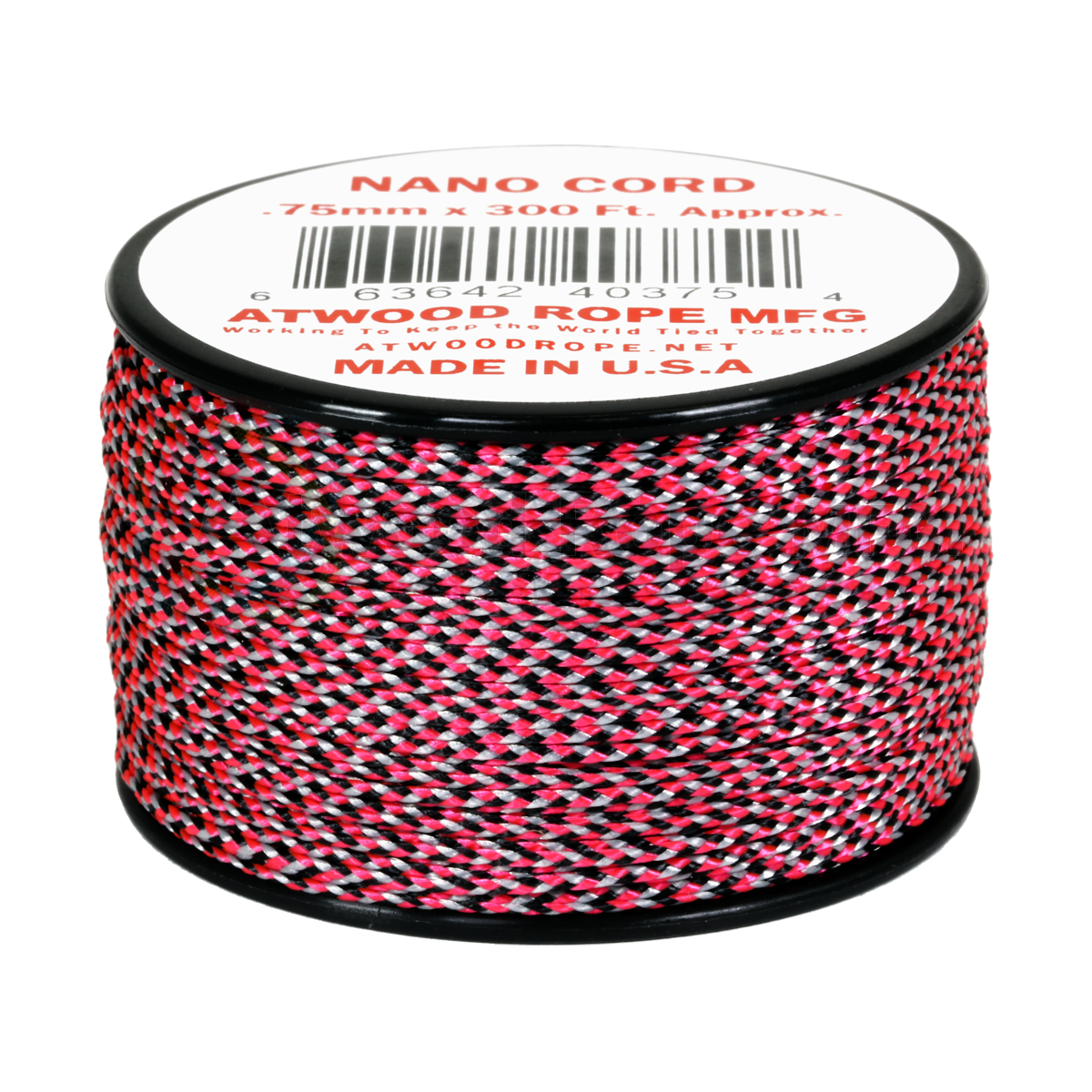 .75mm x 300ft nano cord pink camo