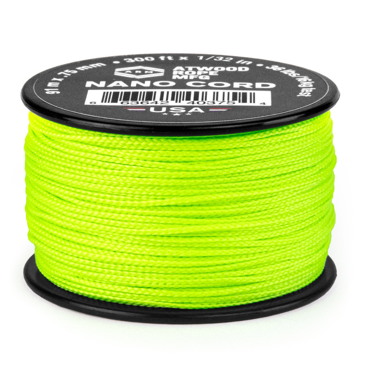 Neon Green Nano Cord Web Ready