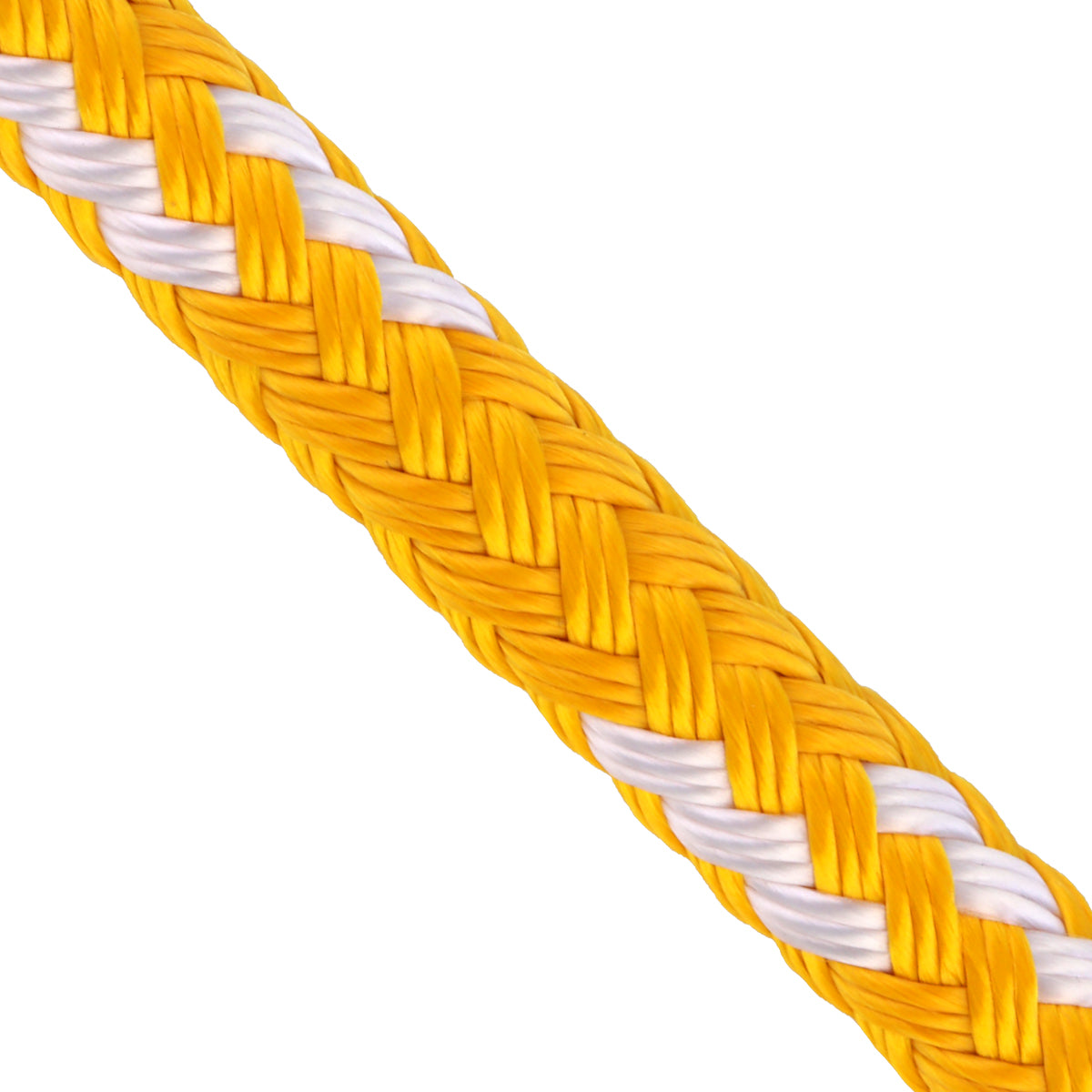 Arm Double Braid Yellow with white