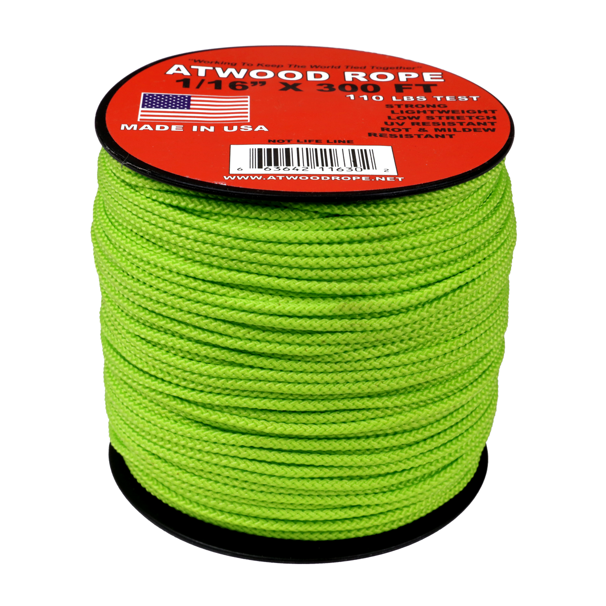 1/16 - Neon Green – Atwood Rope MFG