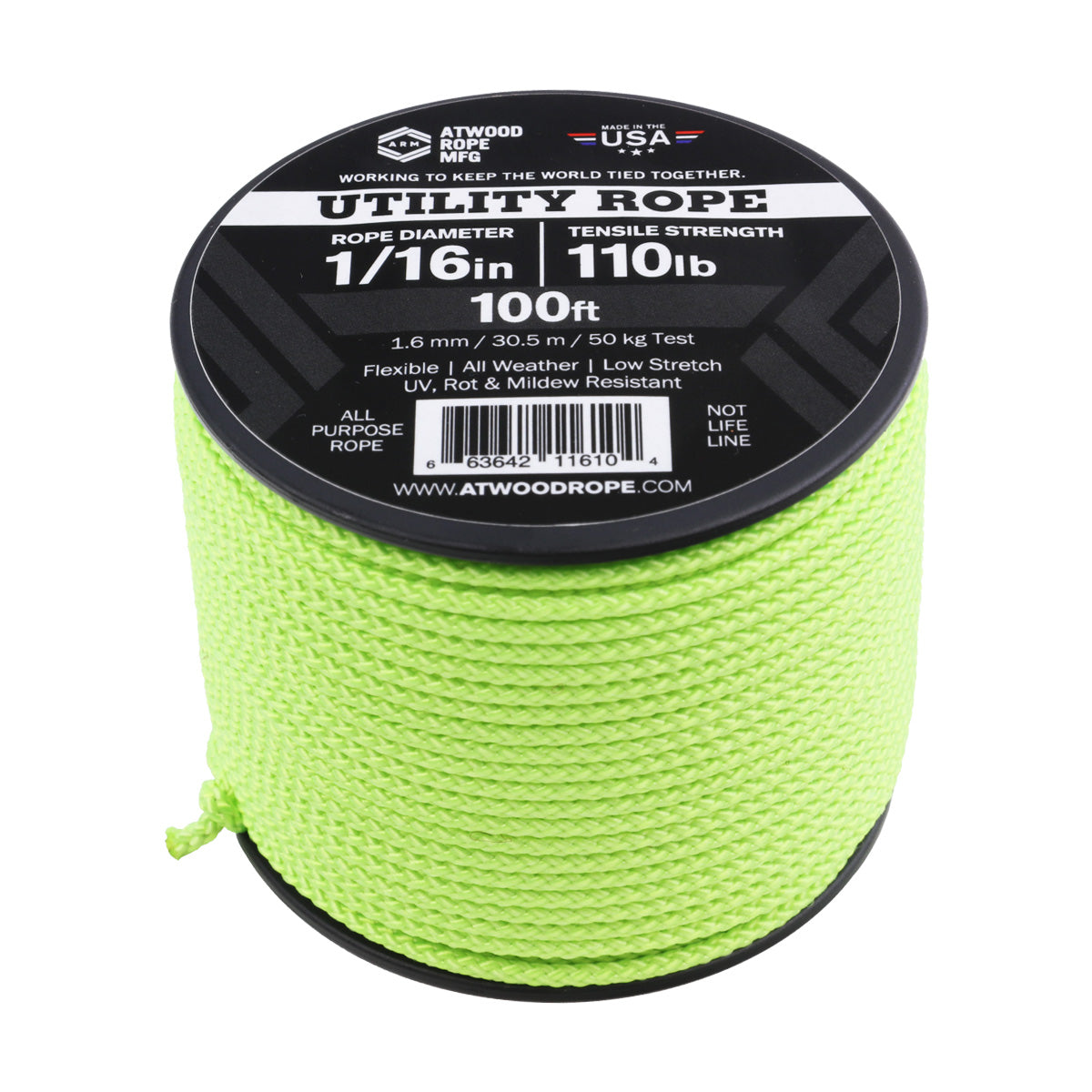 1/16 - Lime – Atwood Rope MFG