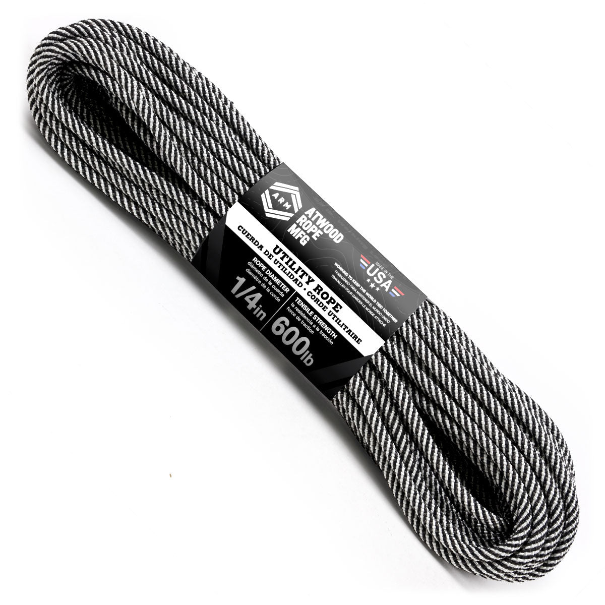 1/4 x 100ft - Black – Atwood Rope MFG