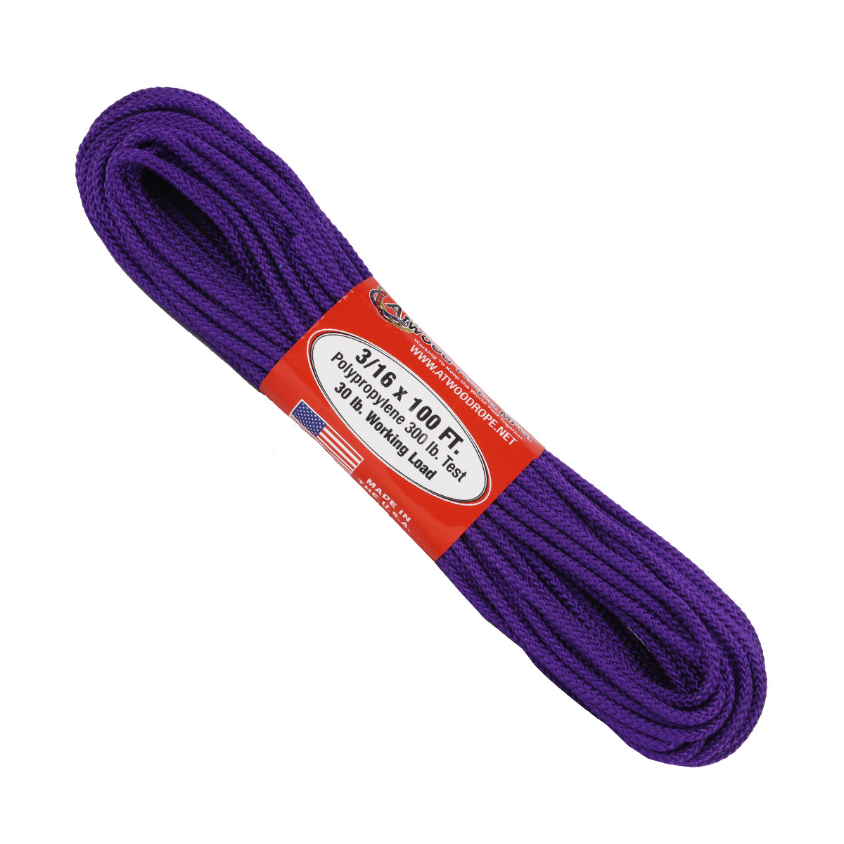 Atwood Rope MFG 3/16 in 100 ft Polypropylene Rope