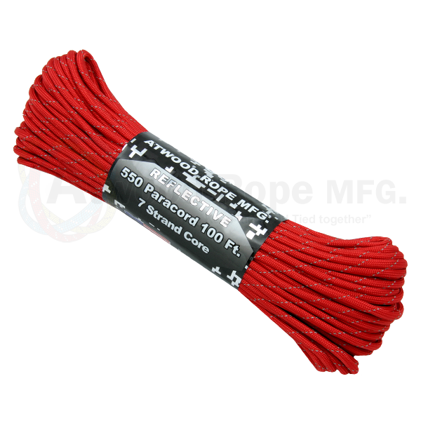 550 Paracord Reflective - Red – Atwood Rope MFG