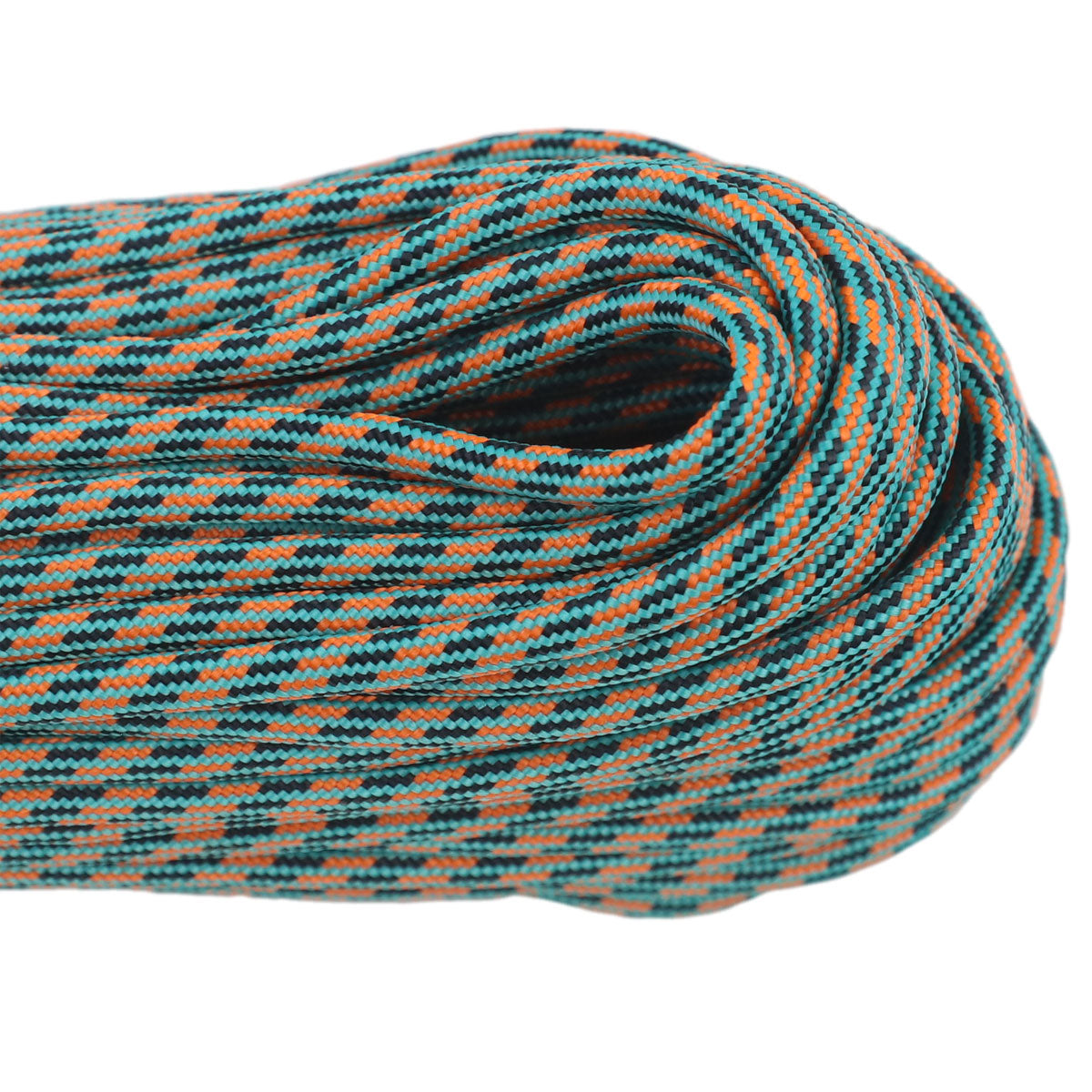 550 paracord Blacklight Closeup