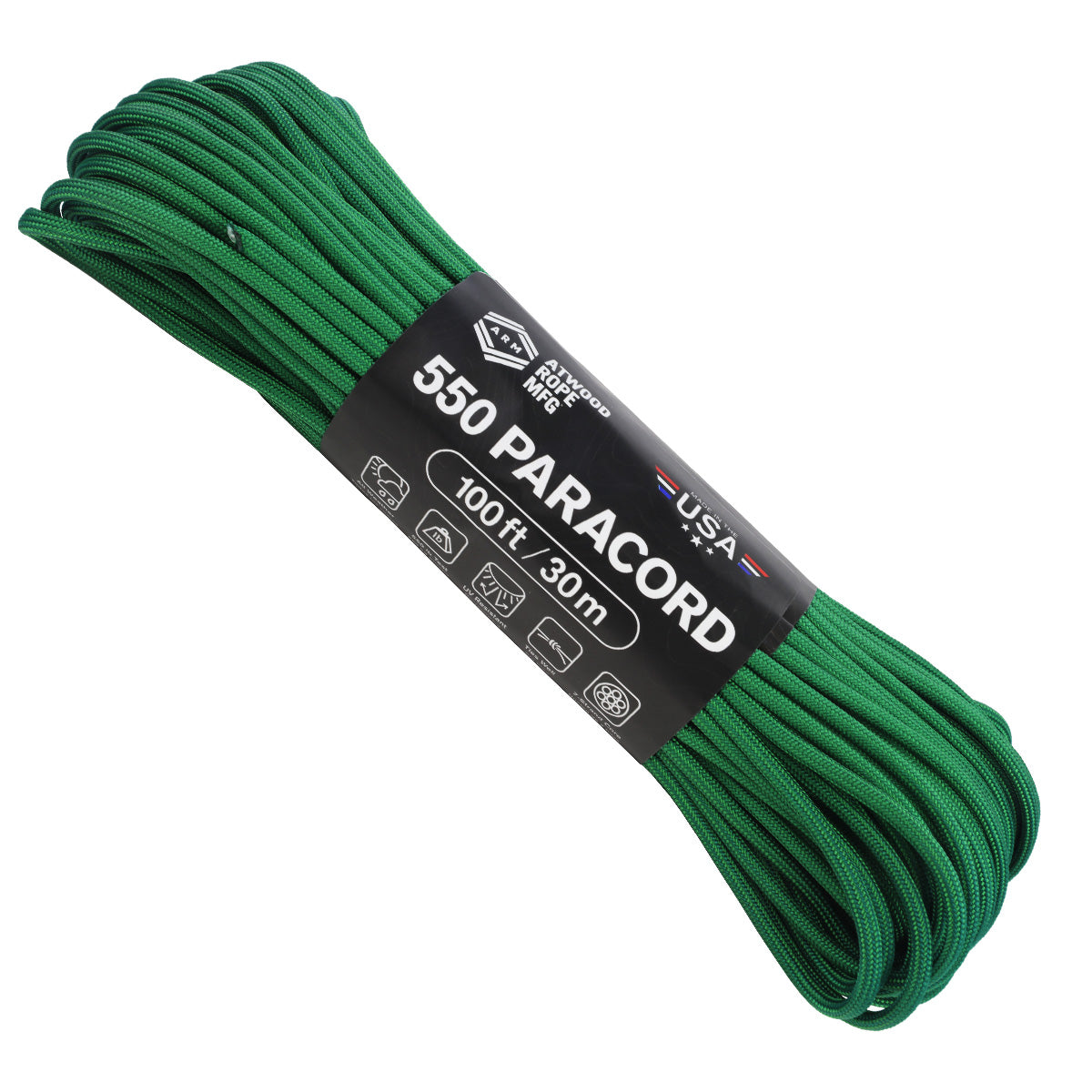 550 Paracord - Emerald Green – Atwood Rope MFG