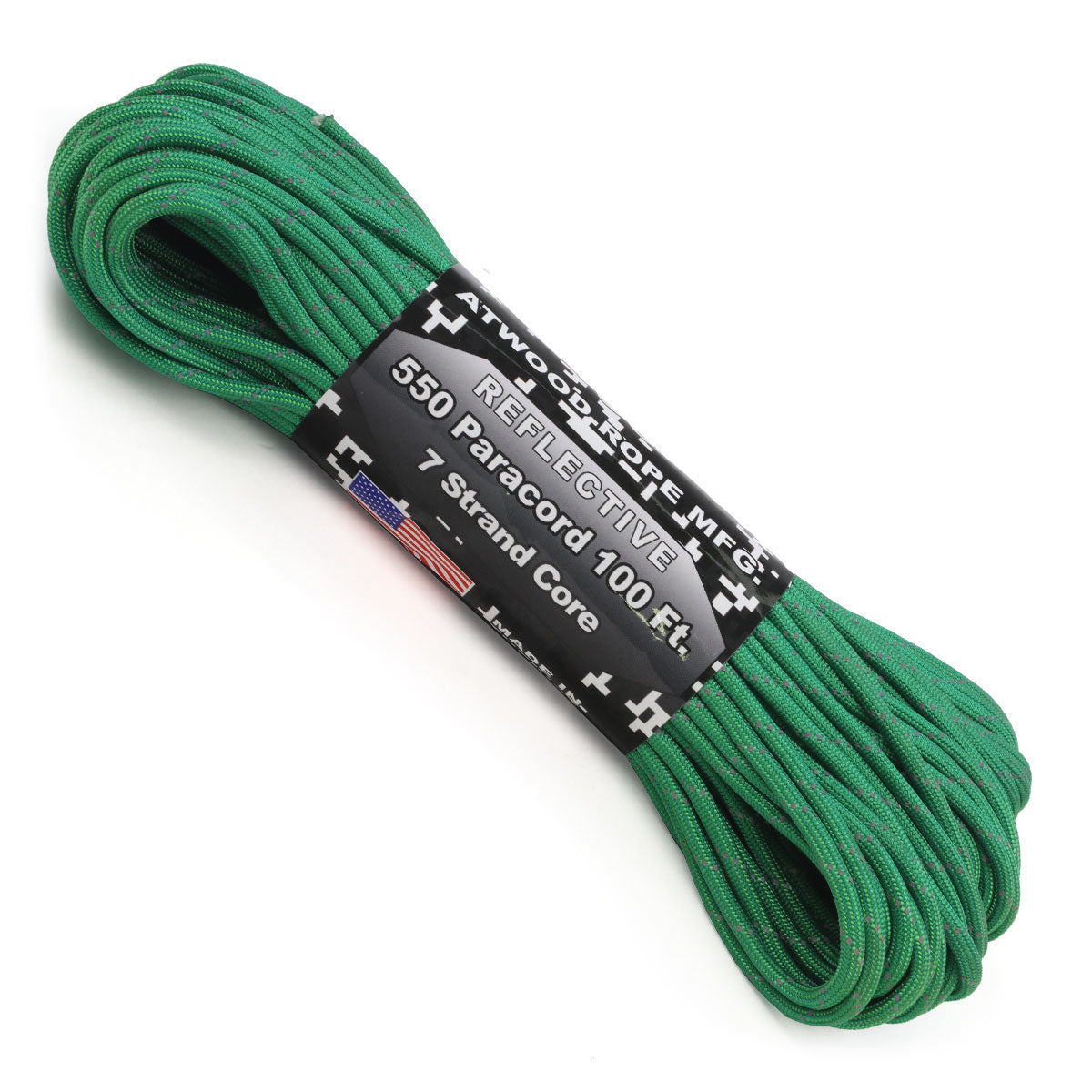 550 Paracord Reflective - Green – Atwood Rope MFG