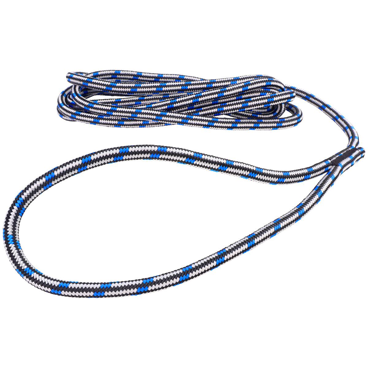 3 8 Dock Line Black & White With Blue Tracer