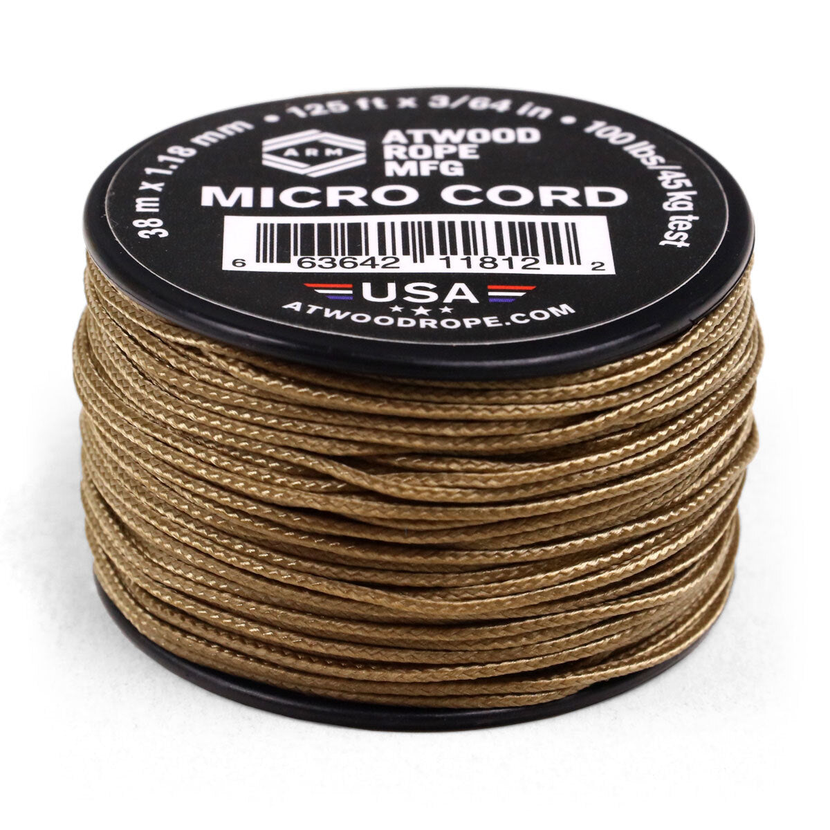 1.18mm Micro Cord - Tan – Atwood Rope MFG