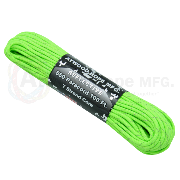 550 Paracord Reflective - Neon Green – Atwood Rope MFG